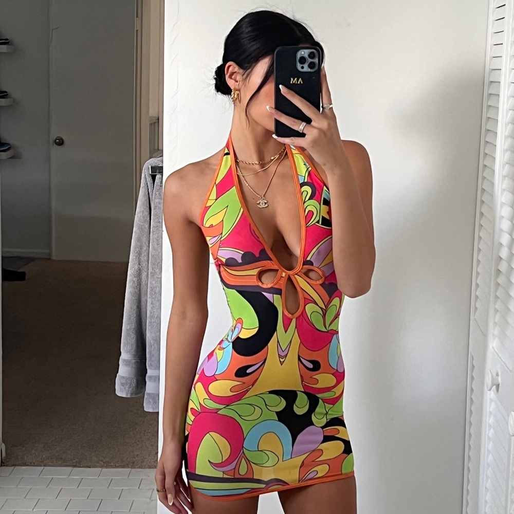 colorful dress